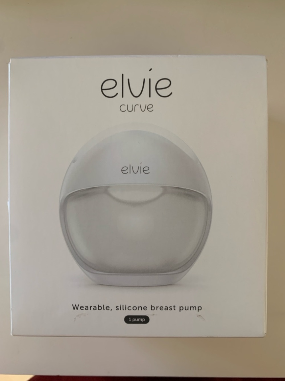 Elvie Curve Wearable Silicone Breast Pump - White